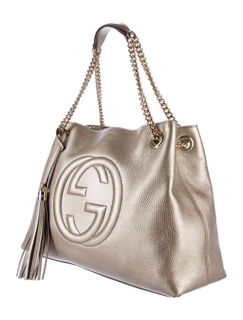 gucci soho chain soho shoulder bag|gucci medium soho chain tote.